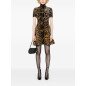 Alaïa leopard jacquard mini dress